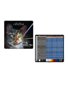 Cretacolor The Aquarino Box, 24Pcs./Metalbox
