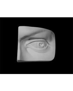 Plaster Cast. Left Eye of David
