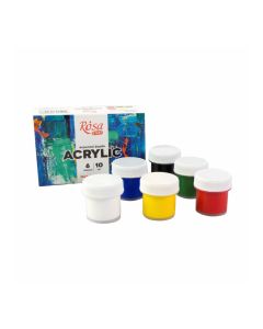 Acrylic paint set COLOR 6x10мл, ROSA START