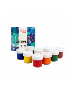 Acrylic paint set COLOR 9x10мл, ROSA START