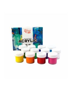 Acrylic paint set COLOR 12x10мл, ROSA START
