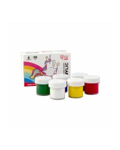 Acrylic paint set Unicorn 6x10мл, ROSA START
