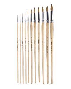 Kolinsky brush, round, long handle