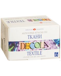 Decola set  6x20ml textile