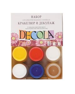 Decola set  DECOUPAGE 6*20ml