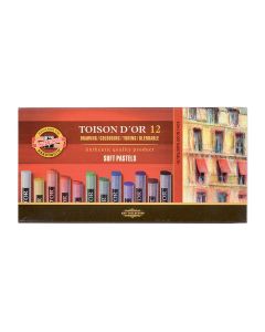 Sets Of Soft Pastels Koh-I-Noor, 12Pcs