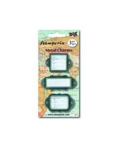 Bronzed Metal Label Holders - 3 Models