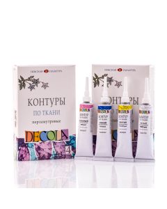 Javana Textil Liner Decola, set, Parlescent  4X18Ml.