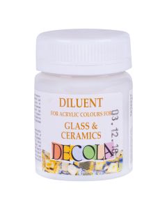 Lahusti klaas, keraamika akr&#252;&#252;lv&#228;rvidele Decola 50ml