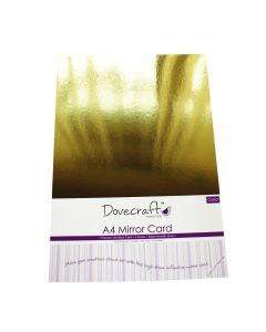 Dovecraft A4 Gold Mirror Card