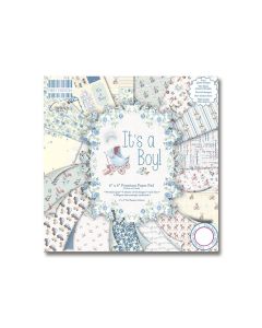 Paper and Cardstock pads 15x15cm,  It`s a Boy