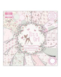 Paper and Cardstock pads 20x20cm,  I`ts A Girl