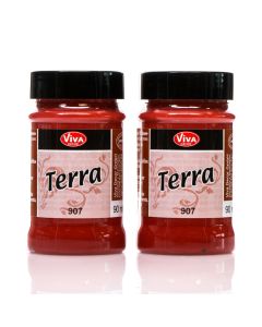 Dekoratiivv&#228;rvid, Terra“ Terracotta Effect Colour - Marrocon-Red