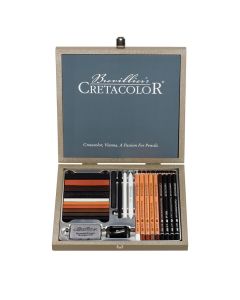 Sketchingbox Passion 25 Pieces Wood Bo,Cretacolor