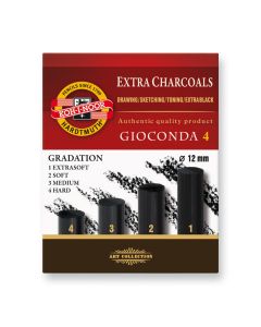 Set Of White Graditional Extra Charcoals