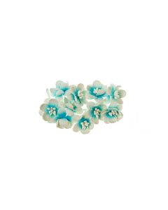 Cherry Blossom, 10 Pcs Sky-White