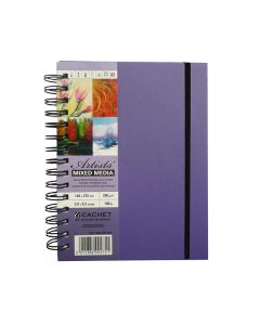 Eskiisiplokk MIXED MEDIA  A5,30lh,250g/m , Daler-Rowney, Amethyst