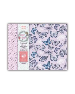 First Edition 8X8 Paper Flowers Scrapbook Album
