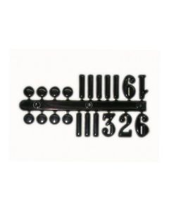 Numerals For The Clock H 15Mm,Black