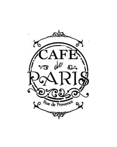 Шаблонg Cm.21X29,7 Cafe De Paris