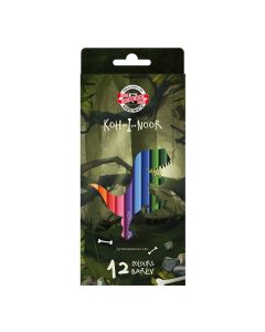 set of school coloured pencils 3592 12 DINO