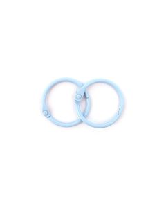 Album Metal Rings 25Mm Blue, 2Pcs