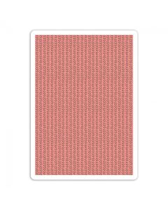 -50% A4 Textured Impressions Embossing Folder  Plus