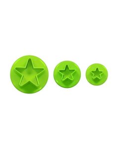 Plunger Cutter Snowflakes 3Pcs (65X52Mm; 50X48Mm; 32X45Mm)