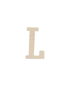 063 Wooden Letter H. 7 Cm. - L