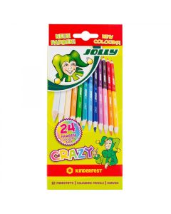  Jolly Superstick Crazy, 24Colours,12pcs