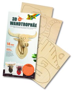 3D Wall Trophy Bull
