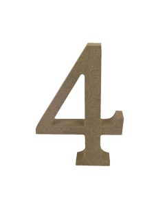 Mdf Number Blank  4