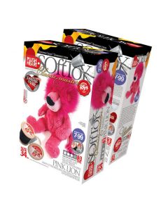457009Е The Set Plush Heart «Pink Lion»