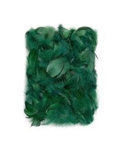 Feathers 5-12 Cm, 10 G Dark Green