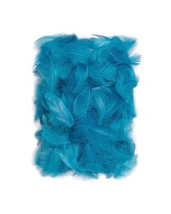 Feathers 5-12 Cm, 10 G Turquoise
