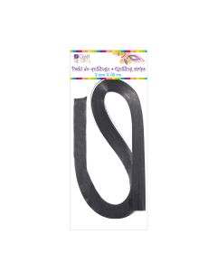 Quilling Strips 3 Mm - Grey, 100 Pcs