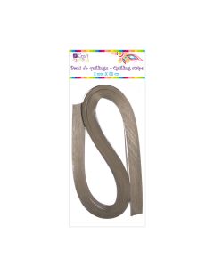 Pearlescent Quilling Strips 3 Mm - Silver, 100 Pcs