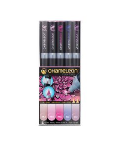 Chameleon, 5 Pen Set Floral Tones