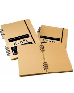 Sketch Book Kraft Paper, 120g/m2, DIN A4 80 shee