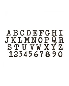 -50% Bigz Xl Alphabet Die Typo Upper By Tim Holtz