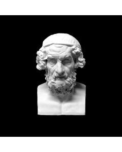 Plaster Cast The Head Of Homeros
