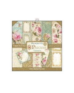 Paper and Cardstock pads 30x30cm, Stamperia, Precious 
