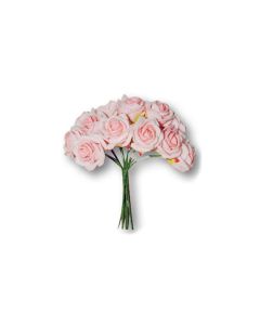 10 Pink Mousse Small Roses Bouquet